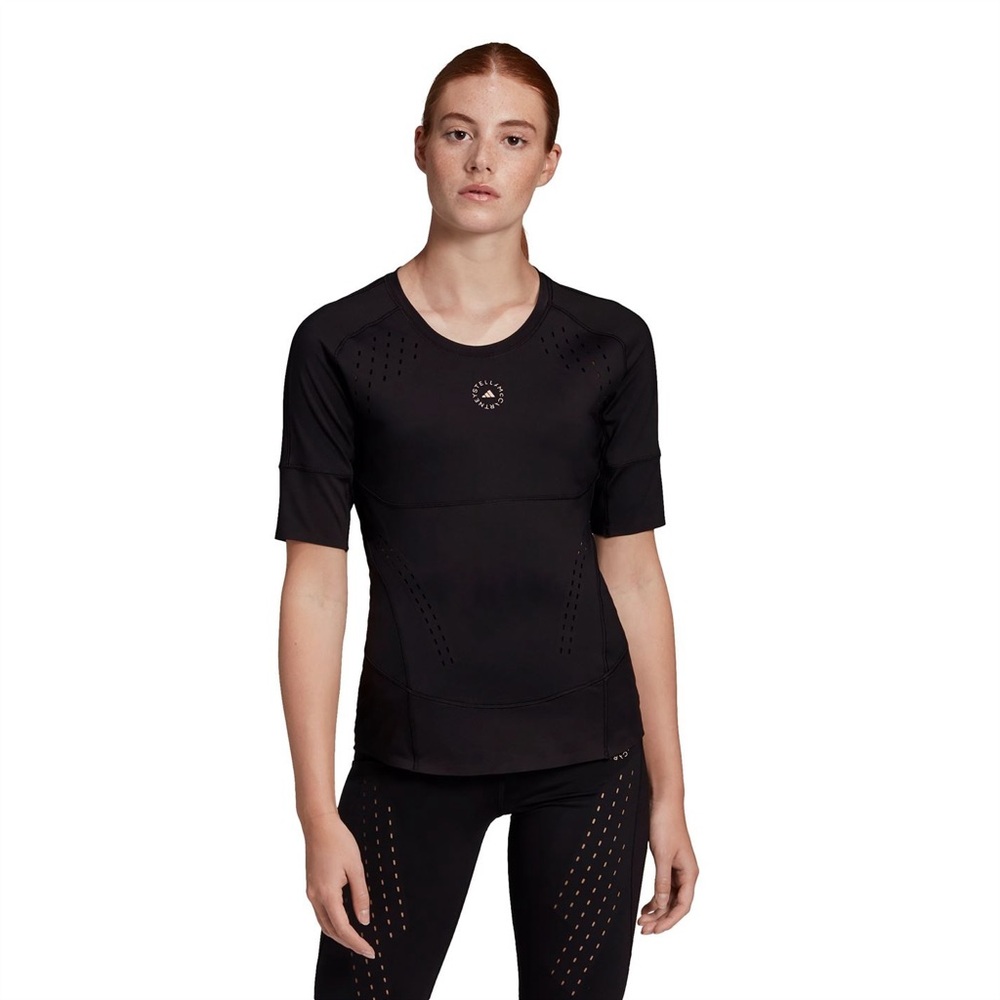 Stella McCartney Black Short Sleeve Performance Tee